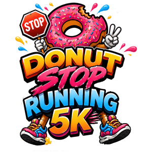 Donut Stop Running Logo
