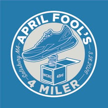 April Fools 4 Miler - Winners Circle Running Club logo