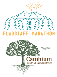 Flagstaff Marathon Presented by Cambium Wealth and Legacy Strategies logo