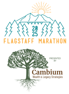 Flagstaff Marathon Presented by Cambium Wealth and Legacy Strategies Logo