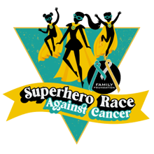 M Family Foundation's 2026 Superhero Race Against Cancer 5K logo