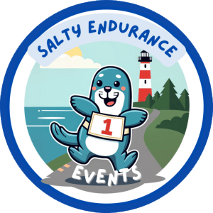 Salty's 5K & 10K Double Nubble Logo