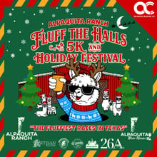 Alpaquita Ranch Presents: Fluff the Halls 5K logo