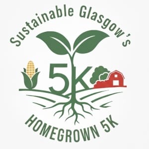Sustainable Glasgow's 6th Annual Homegrown 5k Logo