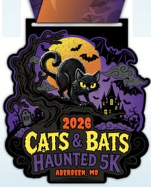 Cats & Bats Haunted 5K logo