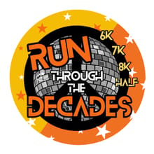 Run Through The Decades 6K/7K/8K/Half - Colorado Springs logo