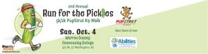 STERBENZ RUN FOR THE PICKLES 5K AND 2K PUP STRUT & STROLL Logo
