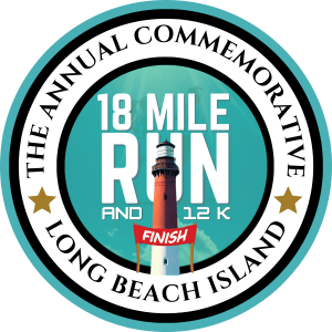LBI Commemorative 18 Mile Run Fundraiser + 12K Run/Walk Fundraiser Logo