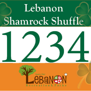 Lebanon Shamrock Shuffle Logo