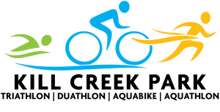 Kill Creek Park Triathlon, Duathlon, Aquabike, & Aquathlon logo