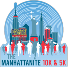 The Manhattanite 10K and 5K @manhattan @riverside park logo