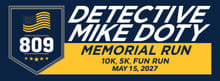 Detective Mike Doty Memorial Run logo