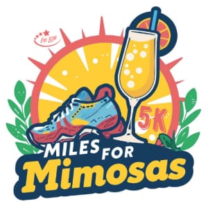 Miles for Mimosas 5K - Ozan Logo