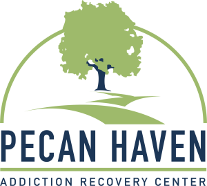 Escape the Darkness 5K presented by Pecan Haven  Addiction Recovery Center Logo