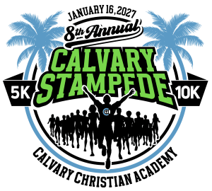 8th Annual Calvary Stampede, Presented by PDK Roofing Logo