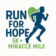 Run for Hope + Miracle Mile logo