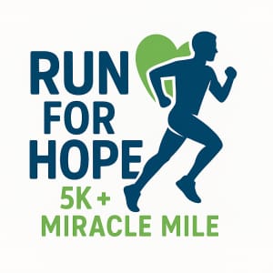 Run for Hope + Miracle Mile Logo