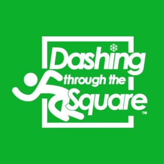 11th  Annual Dashing through the Square 5K Run/Walk Logo