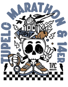 Tupelo Marathon and 14er logo