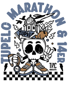 Tupelo Marathon and 14er Logo