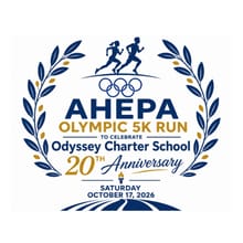 AHEPA Olympic 5k logo