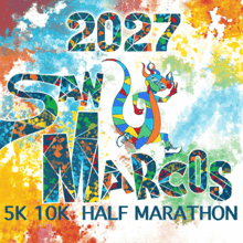 2027 San Marcos Half Marathon 10k and 5k logo