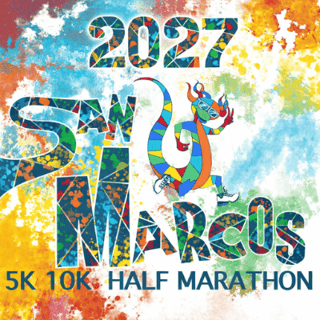 2027 San Marcos Half Marathon 10k and 5k Logo