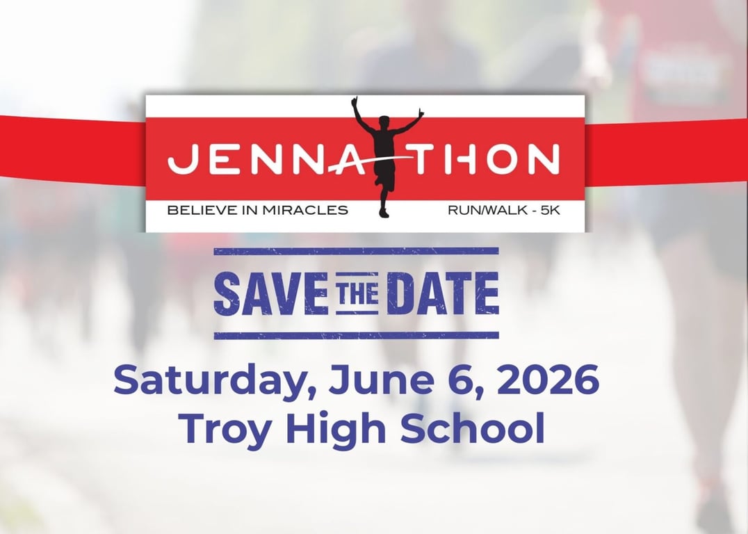 Jennathon 5K & Fun Run logo