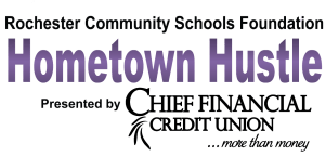 20th Annual Hometown Hustle 5K & 1 Mile Superhero Color Run/Walk Logo