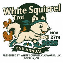 White Squirrel Trot 3rd Annual  5k Run/Walk or 1 Mile Walk- Oberlin, OH logo