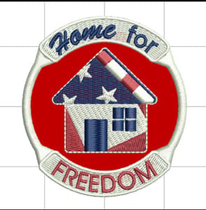 Home For Freedom Marathon - Grit. Faith. Freedom. Logo