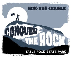 Conquer the Rock 25k & 50k Logo