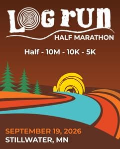 Log Run Half Marathon Logo