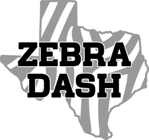 Zebra Dash 5K, 10K, Fun Run & Walk - Turkey Trot Edition Logo