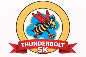 Thunderbolt 5k and 1Mile Walk Logo
