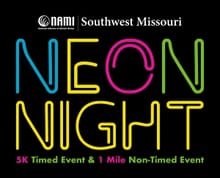 NEON Night 5k Run/Walk for Suicide Prevention logo