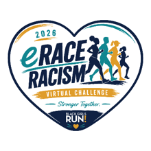 eRACE Racism Supporting Black Girls RUN! logo