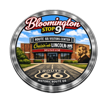 Solidarity Sidekick down Route 66 - Stop 9- Bloomington 6.6K logo