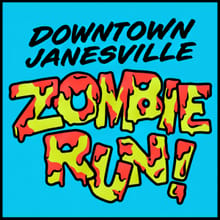 Downtown Janesville Zombie Run logo