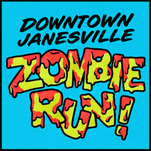 Downtown Janesville Zombie Run Logo