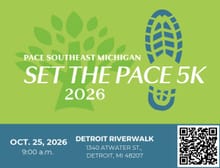 Set the PACE 5K logo