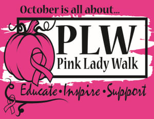 12th Annual Pink Lady Walk 5K Race Logo