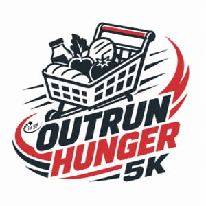 Outrun Hunger 5K Logo