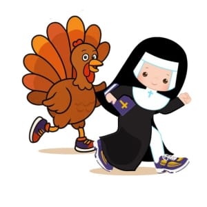 Nun Run 5K Logo