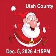 Utah Santa Run - Utah County Logo