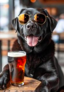 The Dunedin House Of Beer Dog n' Suds Summer 5K logo