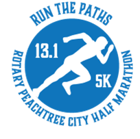 Rotary Peachtree City Half Marathon & 5K logo