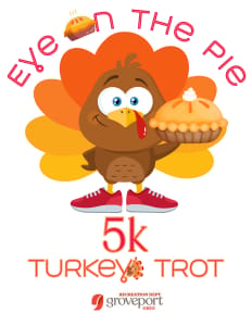 Eye on the Pie 5k Turkey Trot Logo