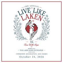 Live Like Laken 5K 2026 logo