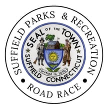 SUFFIELD PARKS & RECREATION ROAD RACE logo
